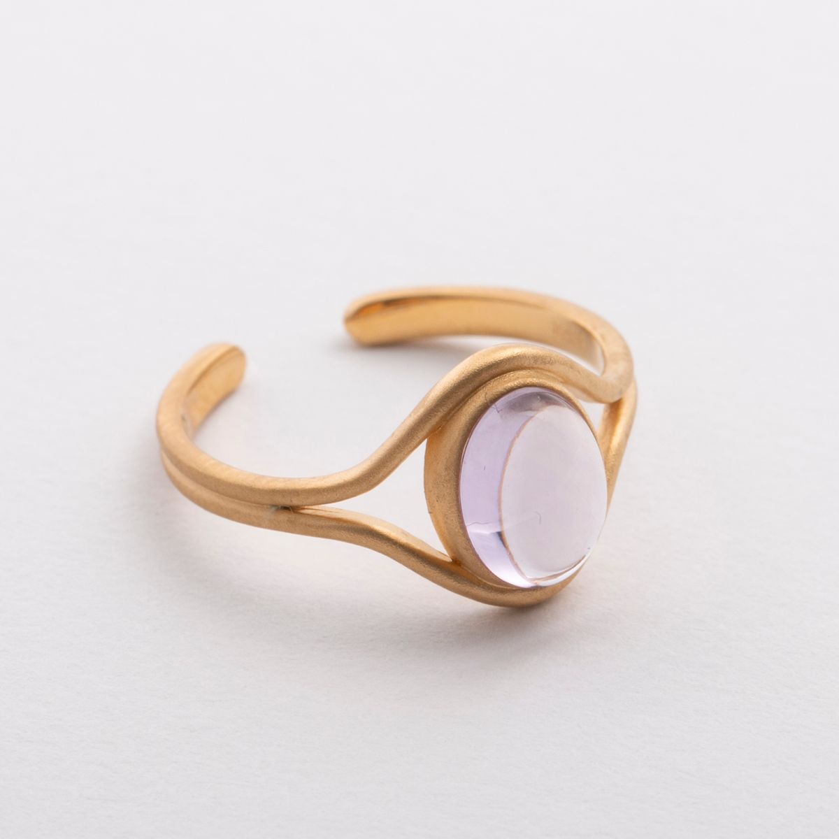 LISRIQUE/outline ring アメシスト